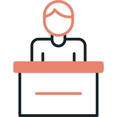 Modern insanın vektör çizimi