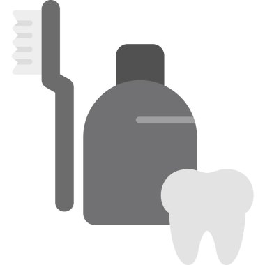 diş bakımı vektör simgesi