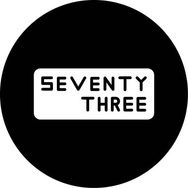 7 numaralı simge beyaz arkaplanda izole edildi