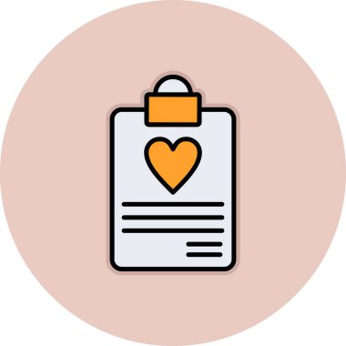 Pano simgesi. Web için pano vektör simgelerinin özet çizimi