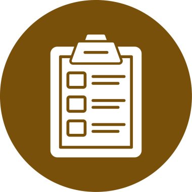 Bir belge simgesinin vektör illüstrasyonu