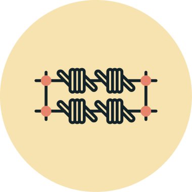 DNA simgesi vektör illüstrasyonu