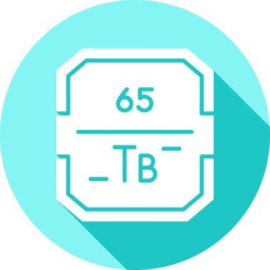 Benzersiz 6 b kabartma vektör simgesi