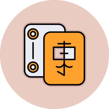 Modern simgenin vektör illüstrasyonu