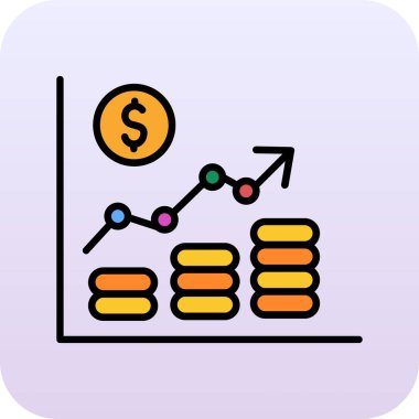 Grafik simgesi. vektör çizim