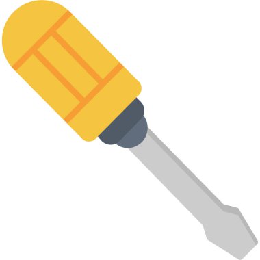 Tornavida. Web simgesi basit illüstrasyon