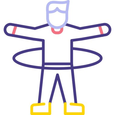 Kayak. Web simgesi basit illüstrasyon