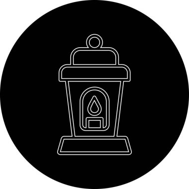 Modern ikon susuzluğunun vektör çizimi