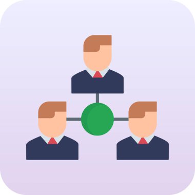 Ekip çalışması simge vektör çizim