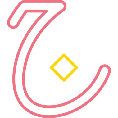 Çizgi film simgesinin vektör çizimi