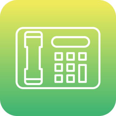 Eşsiz Hesap Makinesi Vektör Satır Simgesi