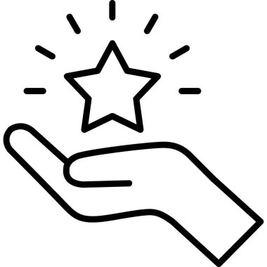 El hareketi simgesi ana hat biçiminde