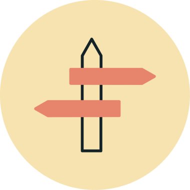 ok simgesi vektör illüstrasyonu.