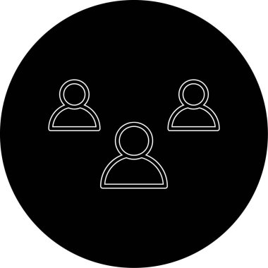 İş ve finans simgesinin vektör illüstrasyonu