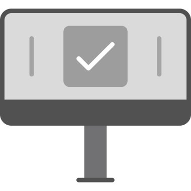 ekran simgesi, vektör illüstrasyonunu izle