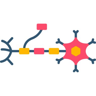 Molekül simgesi vektör illüstrasyonu