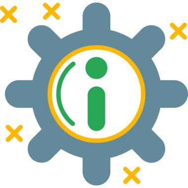 İş yönetimi ikonu. Basit resimleme