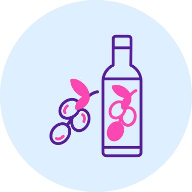 alkollü içecek ikonu - taslak biçiminde