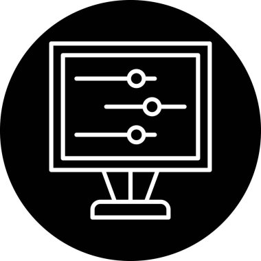 seo modern simgesinin vektör illüstrasyonu