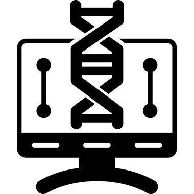 DNA simgesi vektör illüstrasyonu