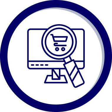 İnternetten alışveriş. Basit tasarım