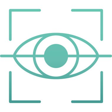 Göz simgesi. vektör illüstrasyonu