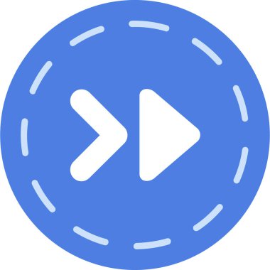 Oynayın. Web simgesi basit illüstrasyon