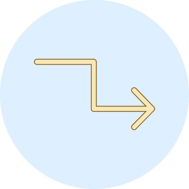 Yol simgesi. Vektör çizimi. yol simgesi