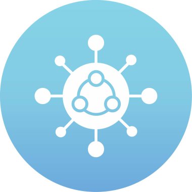 Bir ağın vektör simgesi