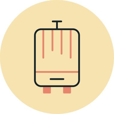 Bagaj simge vektör çizim