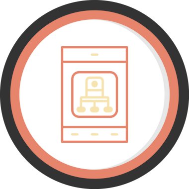 Web tasarımı için vektör modern simge