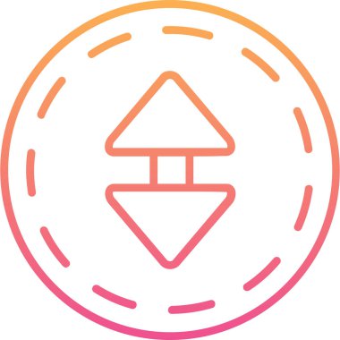 Tek bir izole simgenin vektör illüstrasyonu