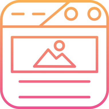 seo modern simgesinin vektör illüstrasyonu