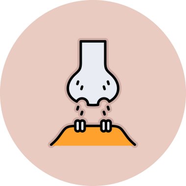 Kimyasal sembollü bir mataranın vektör çizimi