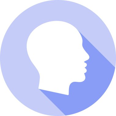 Baş simge vektör çizim