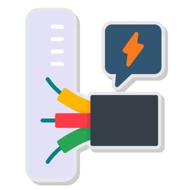 Veri analiz simgesi, vektör illüstrasyonu.