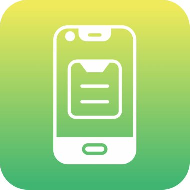 Vektör akıllı telefon simgesi illüstrasyonu