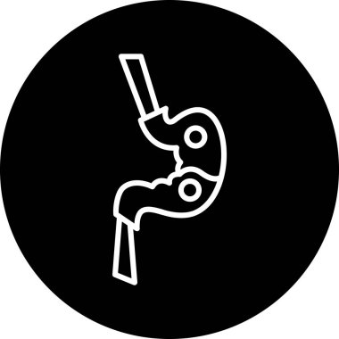 vektör tüten boru simgesi