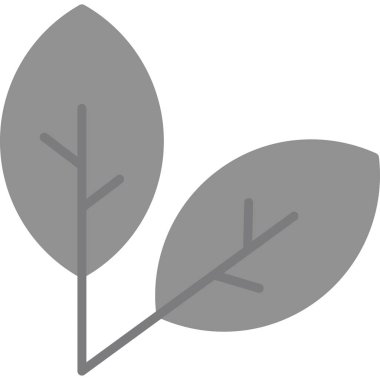 Yaprak simgesi, vektör illüstrasyonu