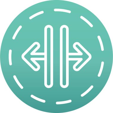 ok simgesi vektör illüstrasyonu