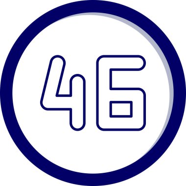 4 numaralı etiket simgesi tasarım şablonu. vektör grafik illüstrasyonu