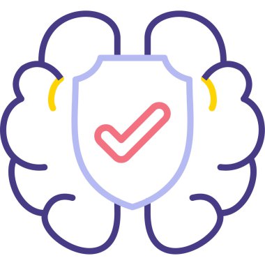 Virüs web simgesi basit tasarımı