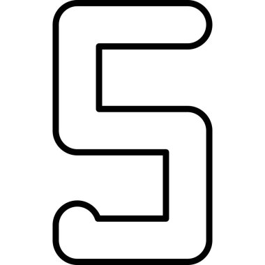 yazı tipi simge vektör çizim