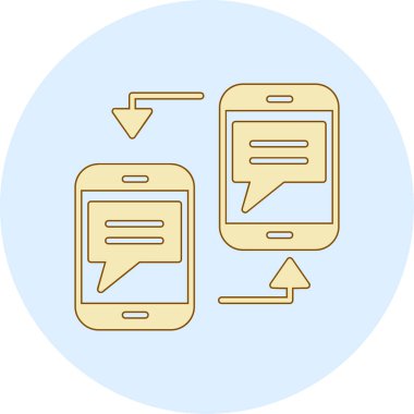 Konuş. Web simgesi basit tasarım