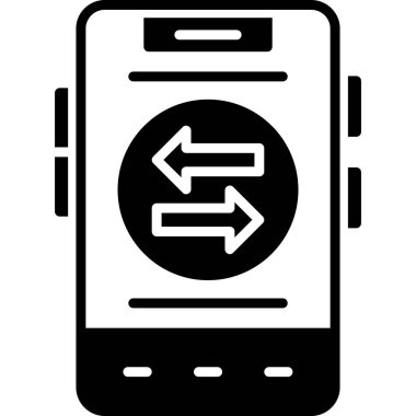 mobil uygulama simgesi, vektör illüstrasyonu