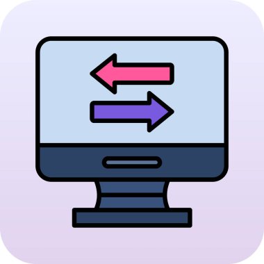 Web renk simgesi. Vektör çizim