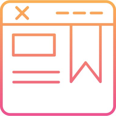 Web tasarım simgesi, vektör illüstrasyonu