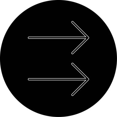 ok simgesinin vektör illüstrasyonu