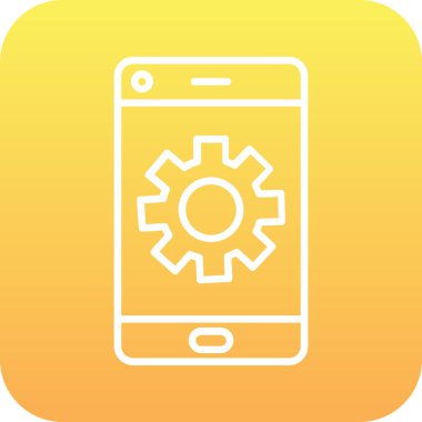 Simge soyut arkaplanda izole ediliyor