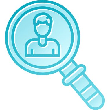 Arama simgesi vektör illüstrasyonu